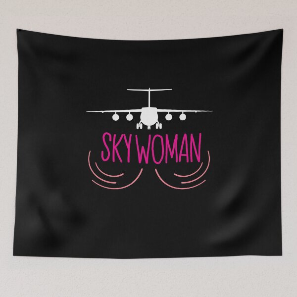 Item preview, Sky Women Funny Flight Attendants Flying Aviation designed and sold by patroart.
