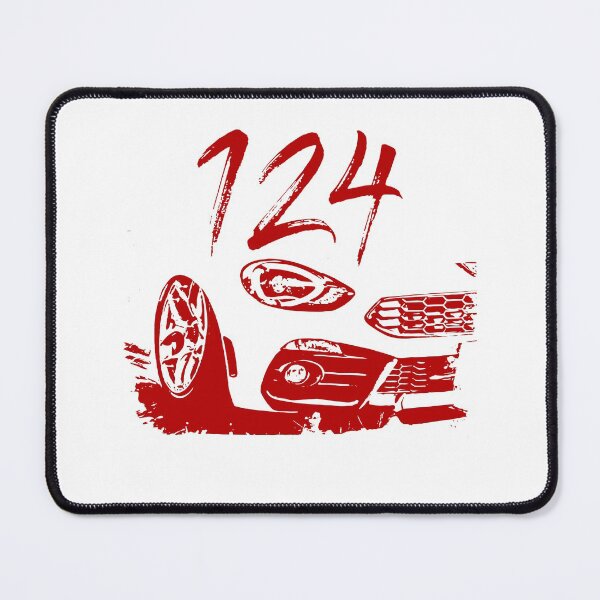 124 Poster Style Sketch w Text Mouse Pad