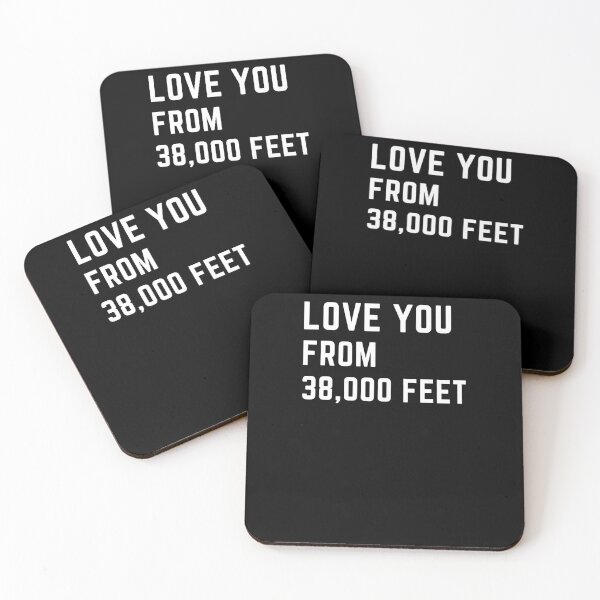 Item preview, Love you From 38000 Feet Funny Flight Attendants Flying Aviation designed and sold by patroart.