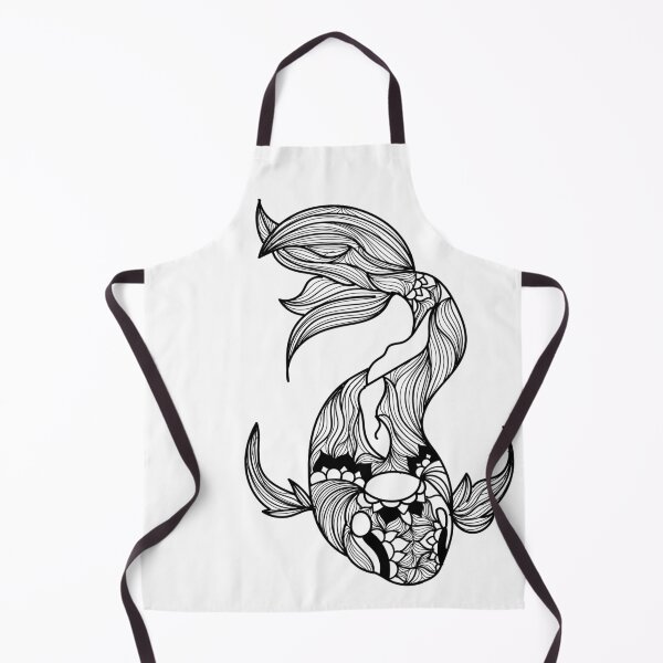 Item preview, Koi Whisperer Black Mandala designed and sold by OutofFocusShop.