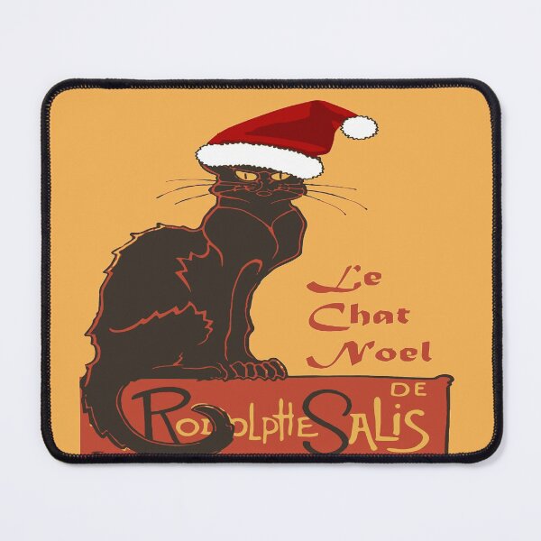 Item preview, Le Chat Noel Christmas Spoof Vector Art designed and sold by taiche.