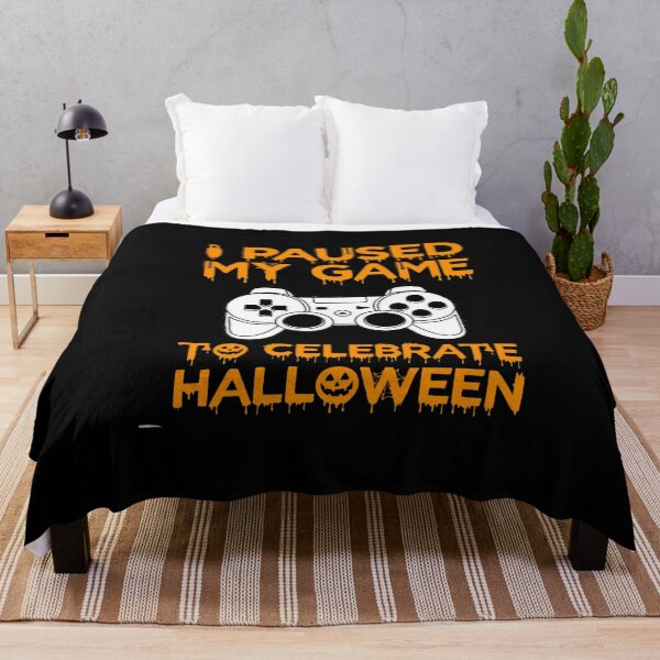 Item preview, I Paused My Game To Celebrate Halloween designed and sold by caphatshirt.