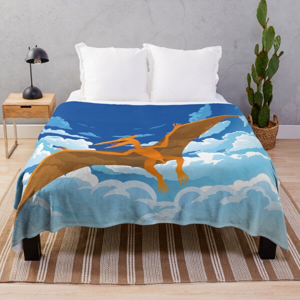 Flying Fluffinator Throw Blanket