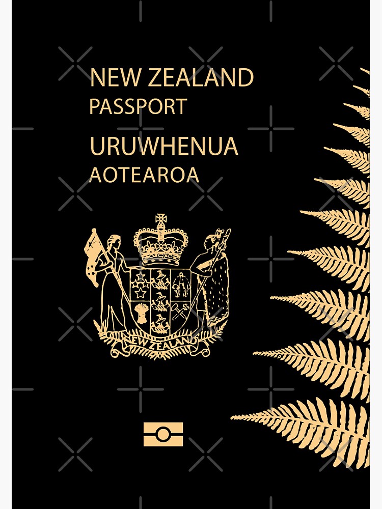 New Zealand Passport Sticker For Sale By Hakvs Redbubble 2494