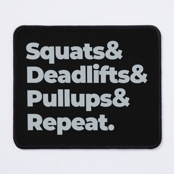 Item preview, Squats & Deadlifts & Pullups & Repeat designed and sold by Blaacklight.