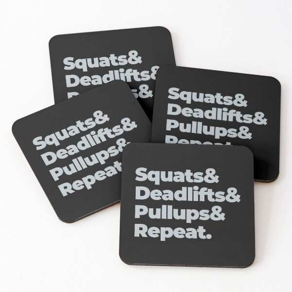 Item preview, Squats & Deadlifts & Pullups & Repeat designed and sold by Blaacklight.