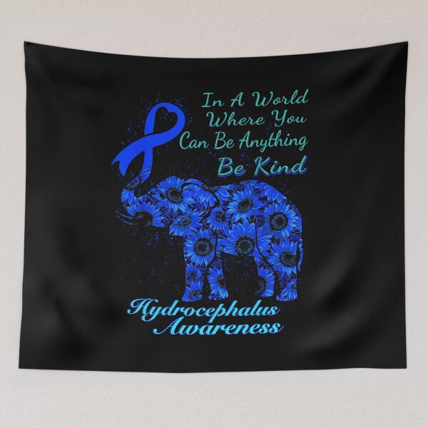 Item preview, Be kind Hydrocephalus Awareness Elephant  - hydrocephalus awareness  designed and sold by Designs Of all kinds.