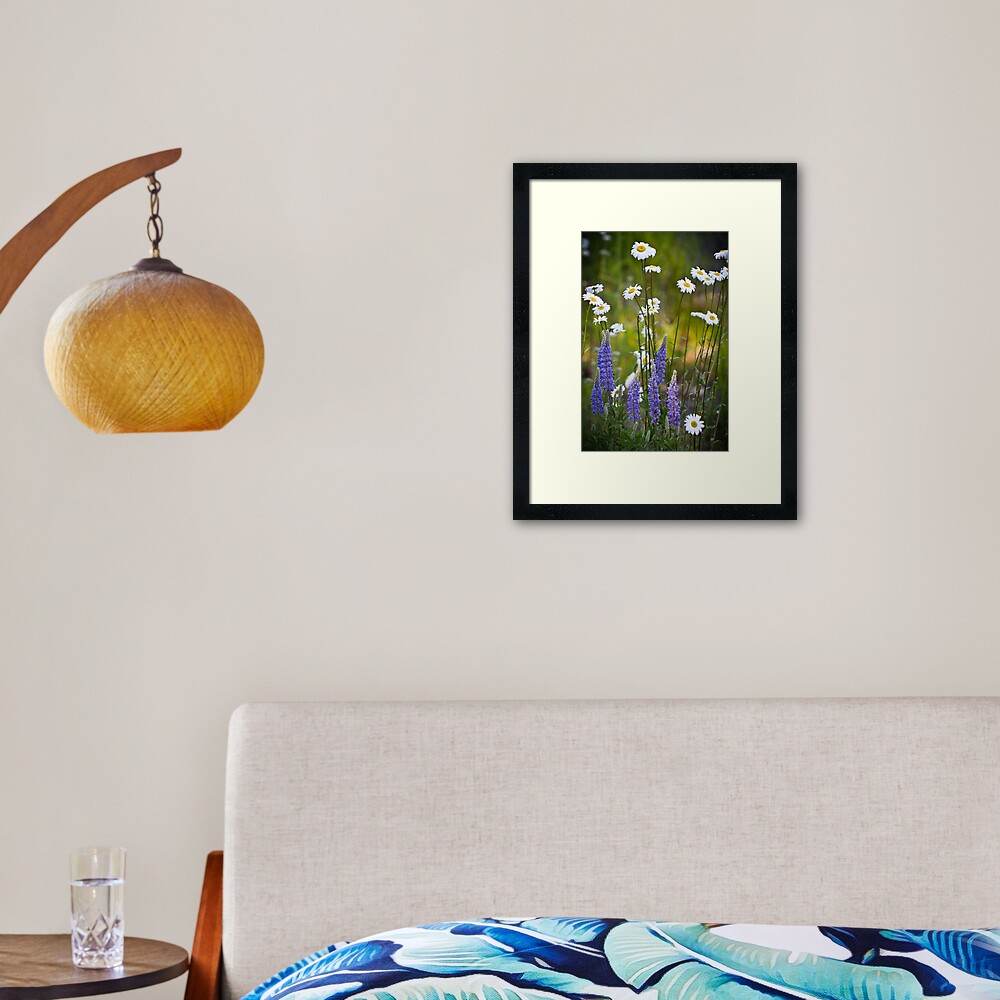 Idaho Wildflowers Framed Art Print