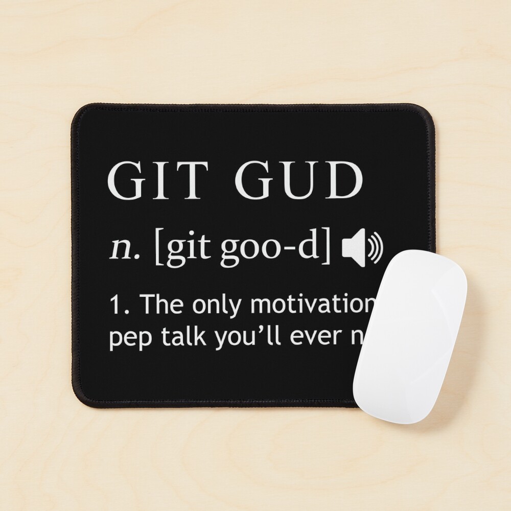 Git Gud Shirt Definition Postcard for Sale by RareLoot19