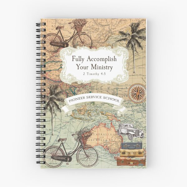 Item preview, PIONEER SERVICE SCHOOL (VINTAGE MAP) designed and sold by Paper Bee Gift Shop.