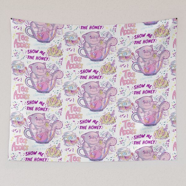 Item preview, Tea Addict fun and totally rad Kit-tea designed and sold by SPIRIMAL.