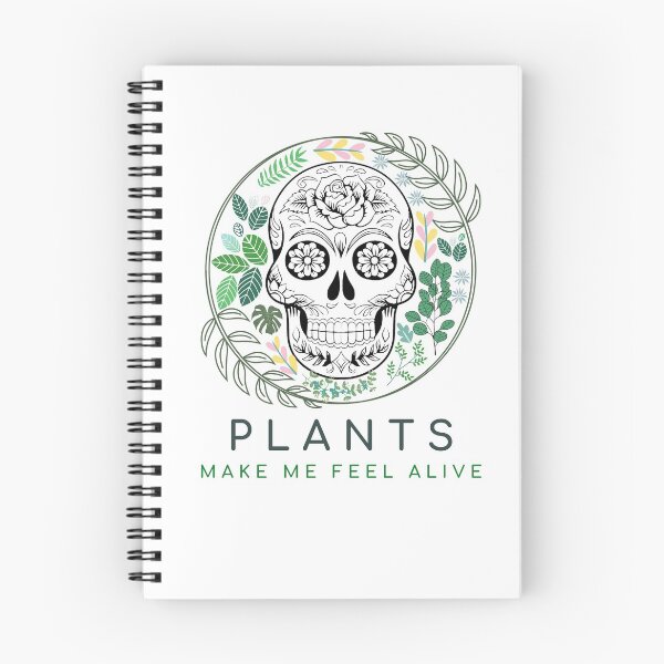 Item preview, Plants Make Me Feel Alive (Skull) designed and sold by i-longmanshop.
