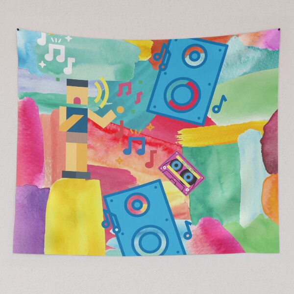 Item preview, Retro Party In Colors-Colorful designed and sold by Cata34.