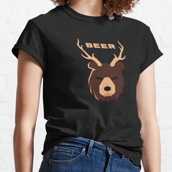 Bear plus Deer fusion BEER Macs Classic T-Shirt