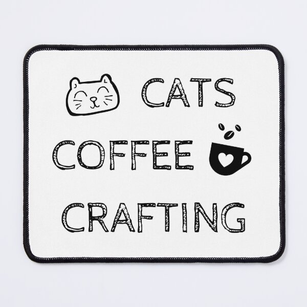 Item preview, Cats. Coffee. Crafting designed and sold by TheGreenGoat.