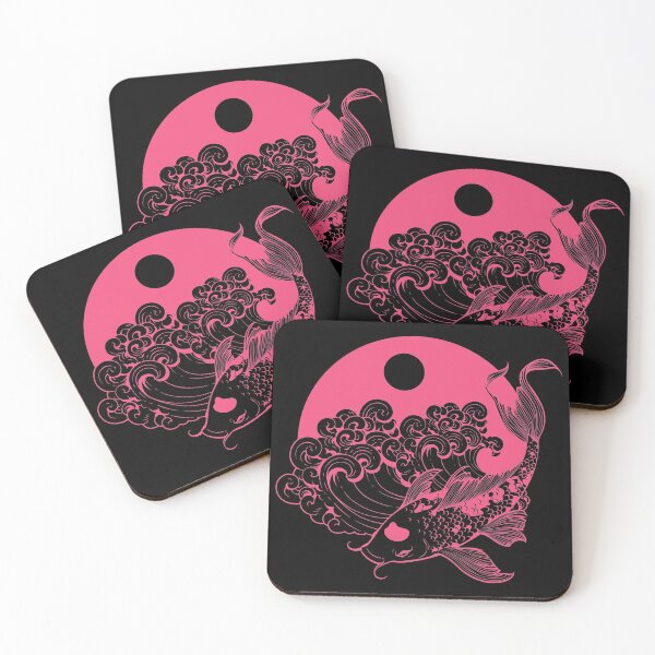 Item preview, Koi Whisperer Pink Japanese  designed and sold by OutofFocusShop.