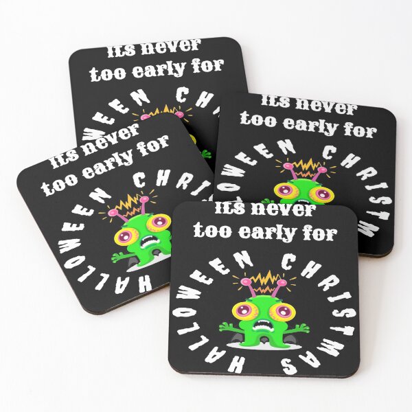 Item preview, its never too early for halloween christmas designed and sold by funnyhalloween.