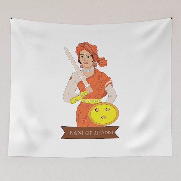 Item preview, Rani of Jhansi t-shirt | Rani of Jhansi poster | Rani of Jhansi illustartion  designed and sold by KARTICK DUTTA.