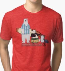 Shirokuma Cafe Tri-blend T-Shirt
