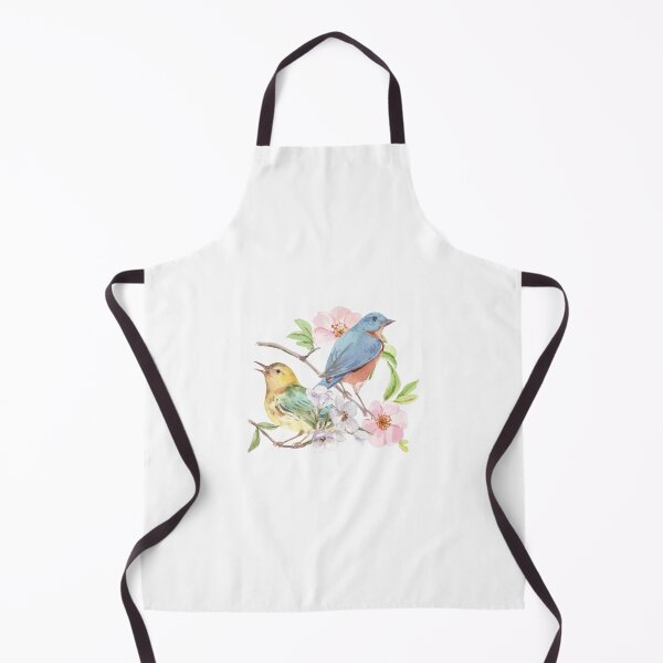 Item preview, two little birds with flowers designed and sold by ArtEye1.