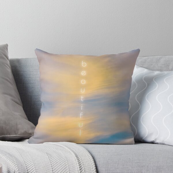 Item preview, Beautiful - Vertical Words of Light on Streaky Sunset Clouds designed and sold by James-Cole.