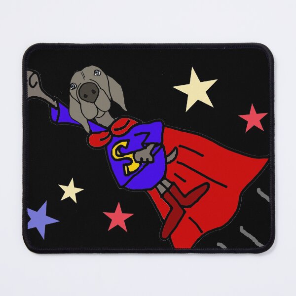Item preview, Funny Weimaraner Dog Superhero designed and sold by Nature's Fancy.
