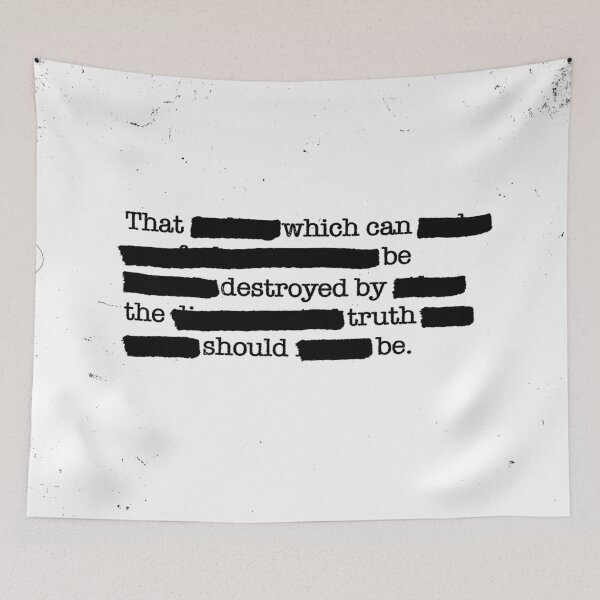 Item preview, Destroyed by the Truth [REDACTED] designed and sold by NormalSizedDeet.