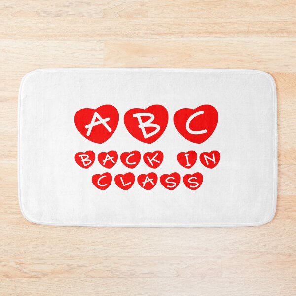 Item preview, ABC Back in Class_Heart designed and sold by wshStudio.