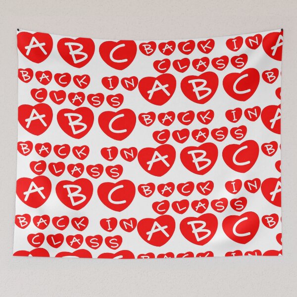Item preview, ABC Back in Class_Heart designed and sold by wshStudio.