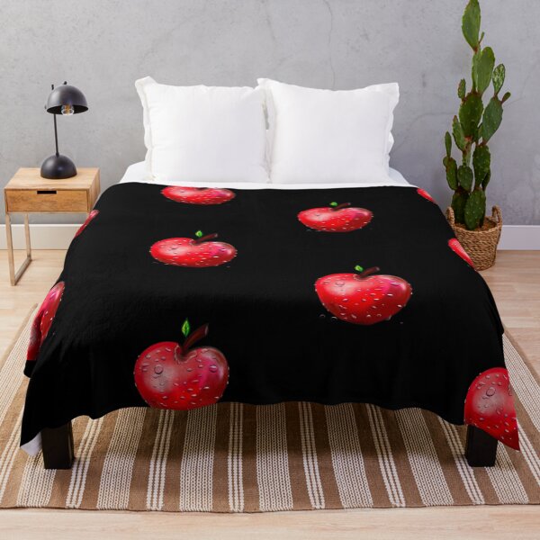 Item preview, Wet red apple with water droplets designed and sold by Artonmytee.