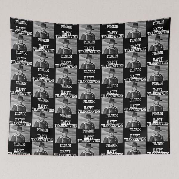 Item preview, John Wayne Happy ThanksGiving Pilgrims| Perfect Gift|John Wayne designed and sold by sandybeula.