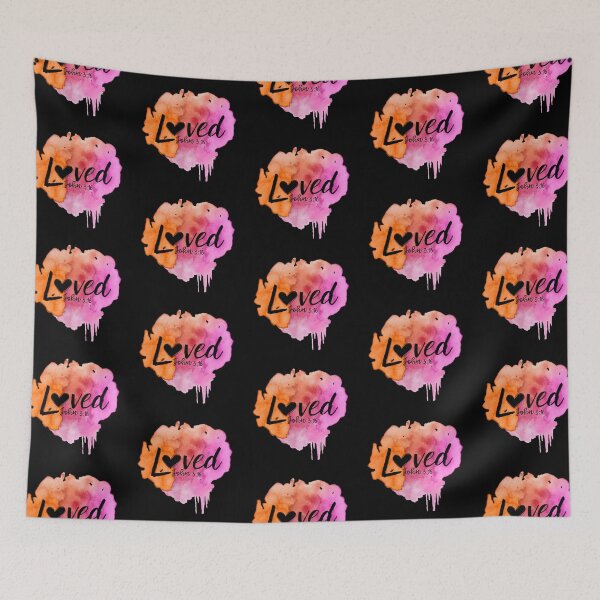 Item preview, Loved: John 3:16 designed and sold by ChelleCreate.