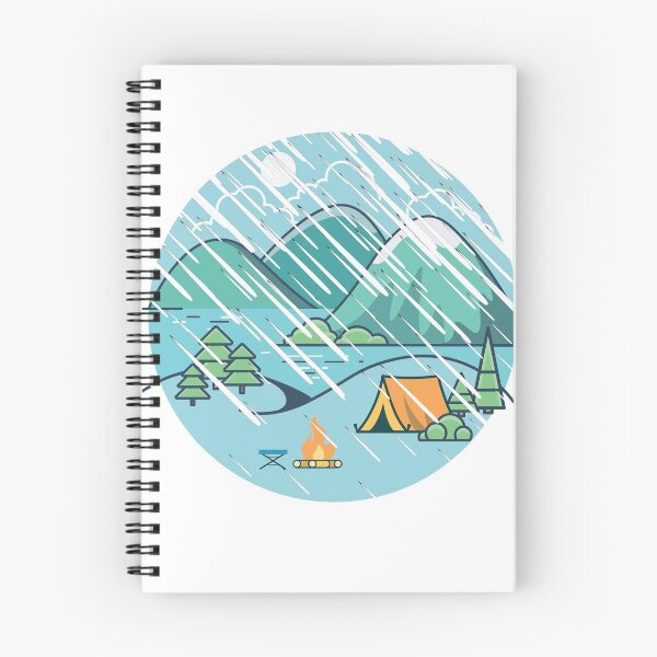 Item preview, camping in rain  designed and sold by damithez.