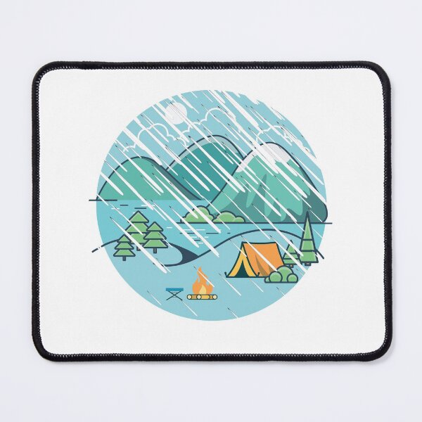 Item preview, camping in rain designed and sold by damithez.