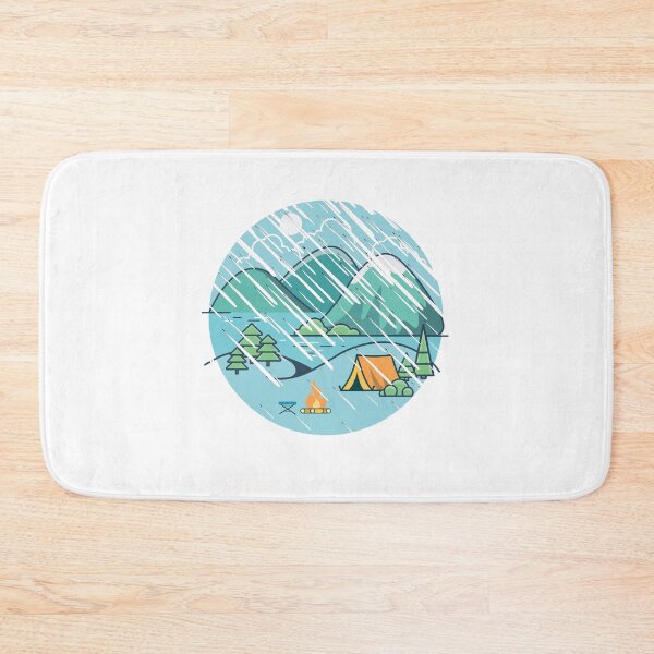 Item preview, camping in rain  designed and sold by damithez.