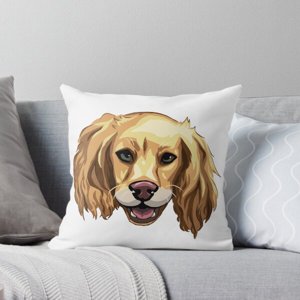 Item preview, Golden Cocker Spaniel Face Sticker designed and sold by 10six.