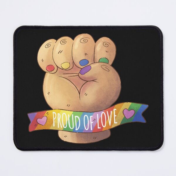 Item preview, Rainbow Pride Raised Fist designed and sold by Alicia Chee.