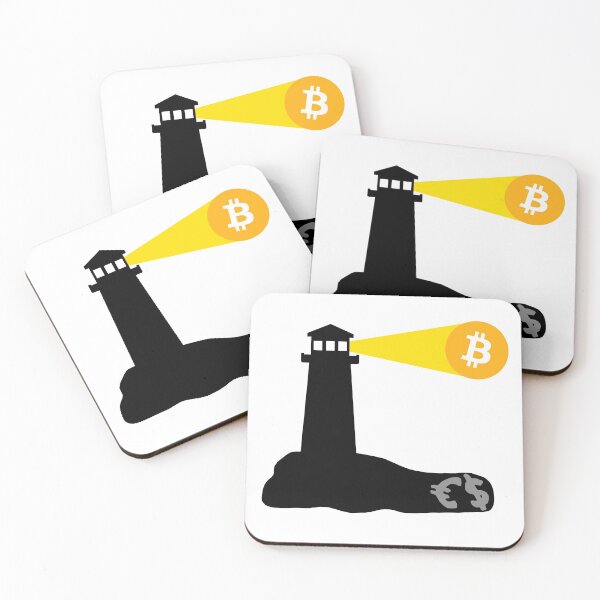 Item preview, Bitcoin Crypto Lighthouse Fiat Crash designed and sold by Galaxy-Corner.