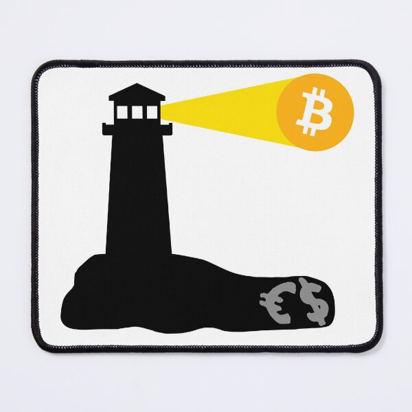 Item preview, Bitcoin Crypto Lighthouse Fiat Crash designed and sold by Galaxy-Corner.