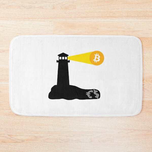 Item preview, Bitcoin Crypto Lighthouse Fiat Crash designed and sold by Galaxy-Corner.