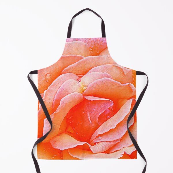 Item preview, Stunning orange and pink speckled rose covered in raindrops designed and sold by Steph-draws.