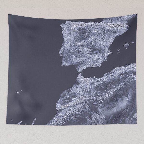 Item preview, Spain Artistic map designed and sold by WorldTextureDB.