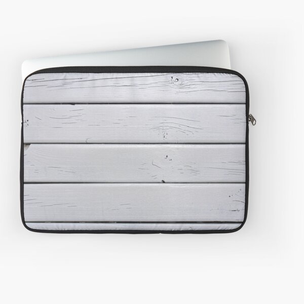 White Wood Laptop Sleeve