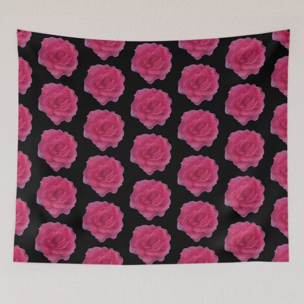 Item preview, Beautiful red and pink speckled rose covered in raindrops designed and sold by Steph-draws.
