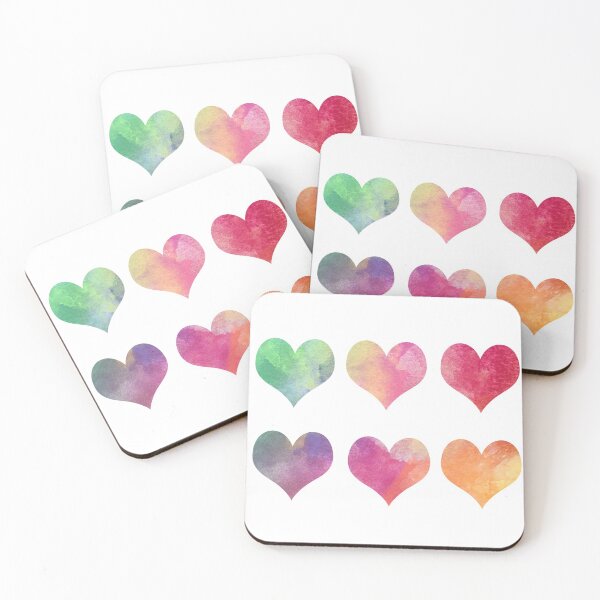 Item preview, Watercolor Hearts designed and sold by Fananaa.
