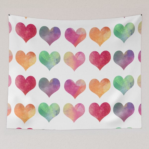 Item preview, Watercolor Hearts designed and sold by Fananaa.