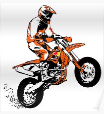 Supermoto Racing Poster