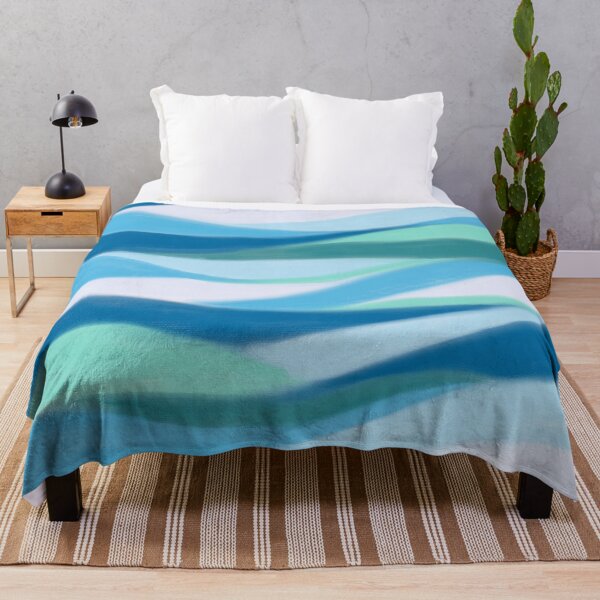 Item preview, Blue Waves Pattern Cute designed and sold by trajeado14.