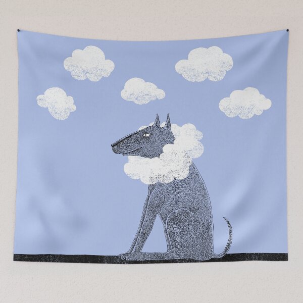 Item preview, Head in Clouds Dreamer Dog designed and sold by SusanSanford.