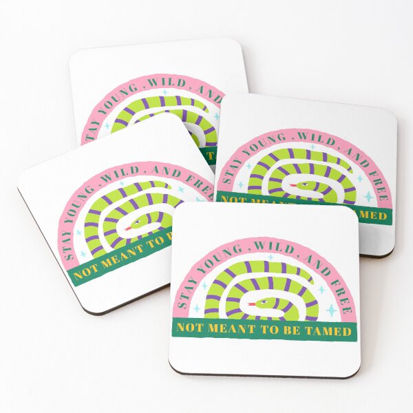 Item preview, Stay Young,Wild,And Free And Not Meant To Be Tamed designed and sold by Sensei Squix.